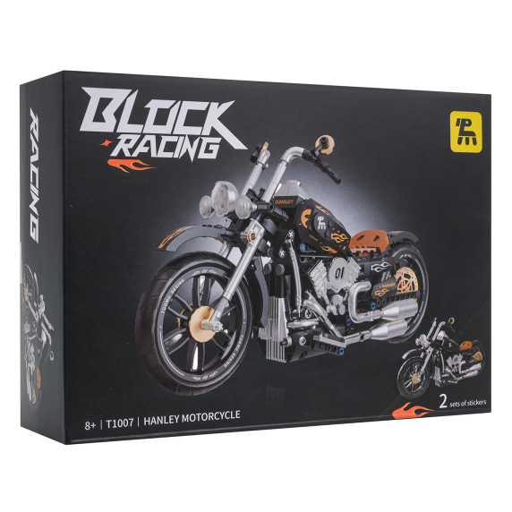 Kreatívna stavebnica Motocykel 455 prvkov BLOCK RACING