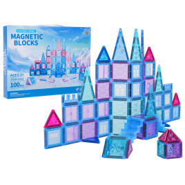 Set blocuri magnetice 100 buc - MAGNETIC BLOCKS Diamond Series - 