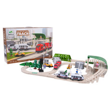 Interaktív városi vonat 84 darabos ELECTRIC RAIL TRAIN TRACK - 