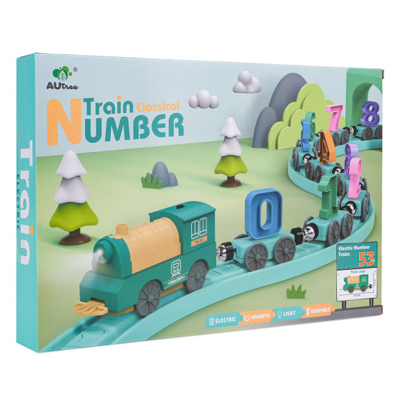 Matematický vláčik 53 prvkov NUMBER TRAIN