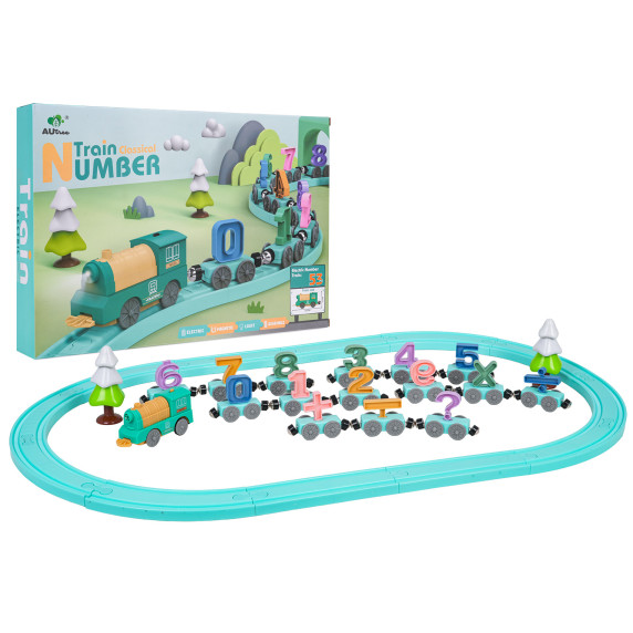 Matematický vláčik 53 prvkov NUMBER TRAIN