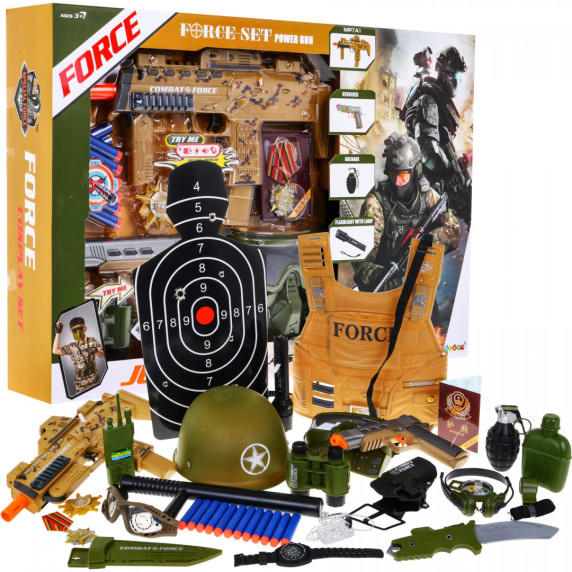 Detský kostým Vojak s príslušenstvom Inlea4Fun MEGA SOLDIER