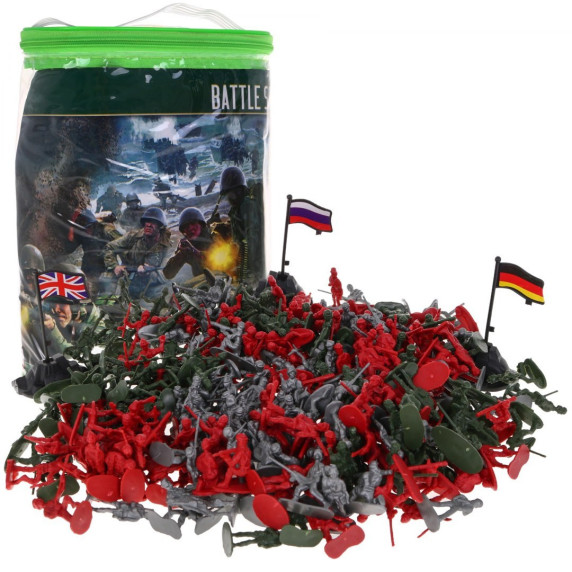 Műanyag játék katonák 300 darab Inlea4Fun