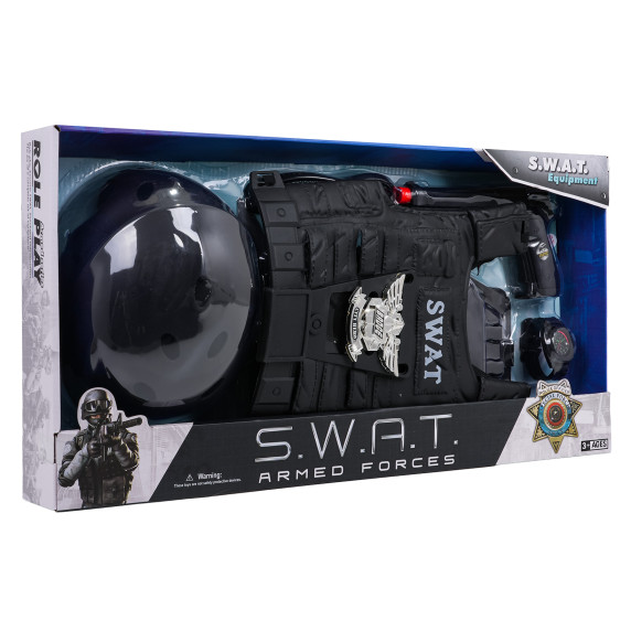 Costum de polițist pentru copii cu accesorii – SWAT ARMED FORCES