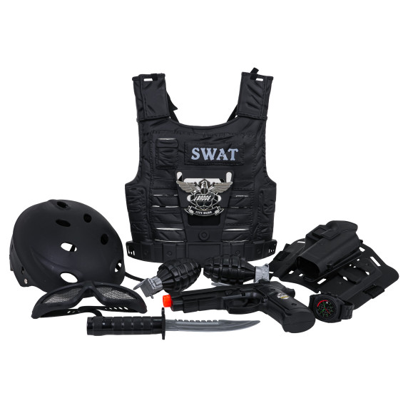 Costum de polițist pentru copii cu accesorii – SWAT ARMED FORCES