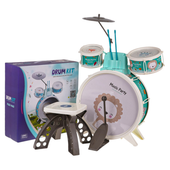Detské bubny pre najmenších Inlea4Fun DRUM KIT