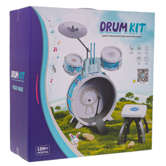 Detské bubny pre najmenších Inlea4Fun DRUM KIT