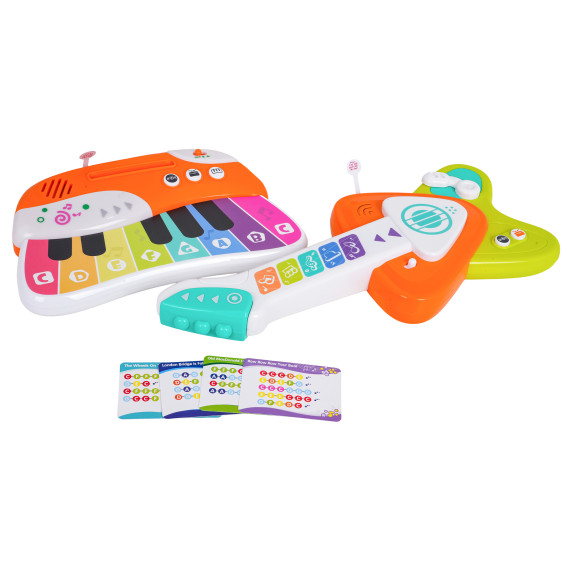 Set de instrumente muzicale pentru cei mici – TOUCH ELECTRONIC GUITAR ORGAN