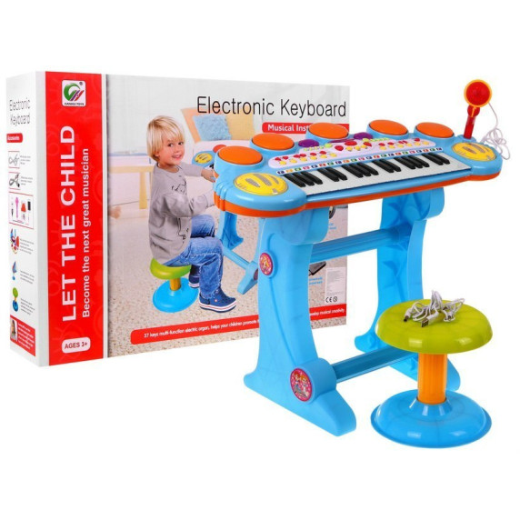Set muzical cu tastatură și microfon pentru copii - Electronic Keyboard
