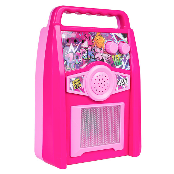 Elektromos gitár készlet erősítővel és mikrofonállvánnyal ROCK N´ROLL DESIGN - Rózsaszín Elektromos gitár készlet erősítővel és mikrofonállvánnyal ROCK N´ROLL DESIGN - Rózsaszín