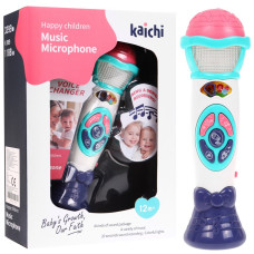 Microfon karaoke pentru copii -  KAICHI Happy Children - 