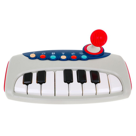 Sintetizator interactiv pentru copii cu microfon - Inlea4Fun KAICHI - gri