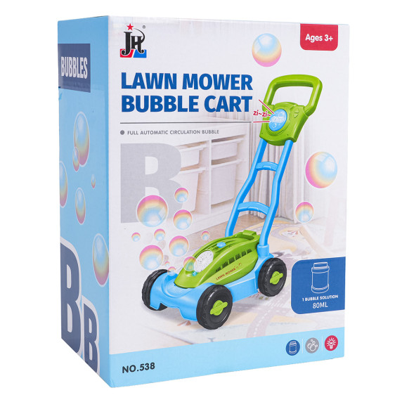 Mașină de tuns iarba interactivă cu baloane de săpun– LAWN MOWER BUBBLE CART
