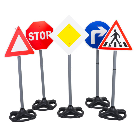 Detské dopravné značky 75 cm 5 kusov ROAD SIGNS