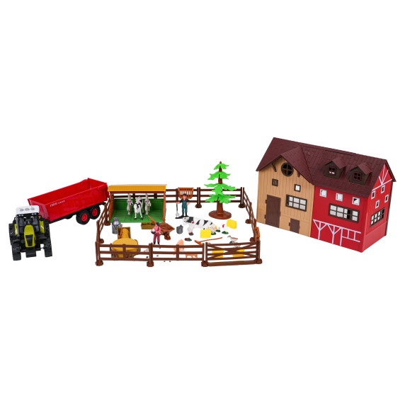 Fermă pentru copii cu tractor interactiv și accesorii 101 elemente -  HARVEST PERIOD