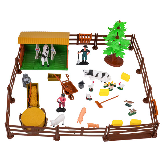Fermă pentru copii cu tractor interactiv și accesorii 101 elemente -  HARVEST PERIOD