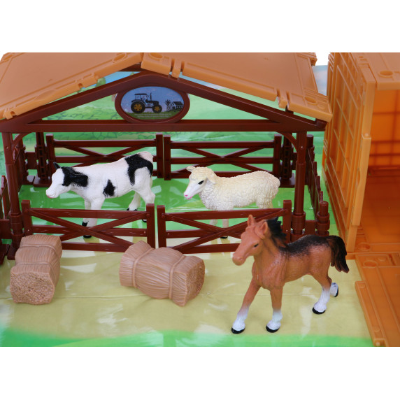 Set fermier pentru copii - fermă și mașini agricole - viața la țară
