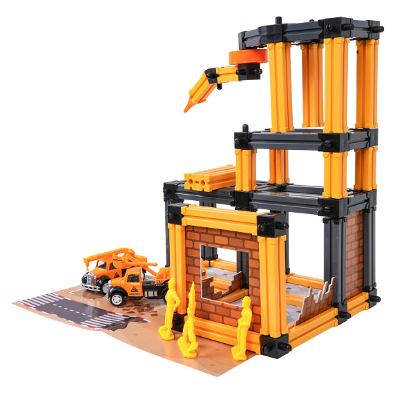 Set șantier de construcții cu accesorii și figurine - ENGINEERING CONSTRUCTION Set șantier de construcții cu accesorii și figurine - ENGINEERING CONSTRUCTION