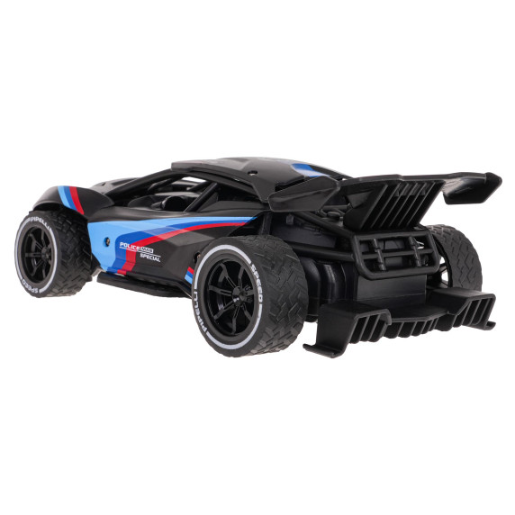 Mașină sport RC cu telecomandă -Inlea4Fun METALS HIGH SPEED CAR - Negru