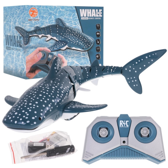 Balenă cu telecomandă pentru copii  - Inlea4Fun WHALE SHARK