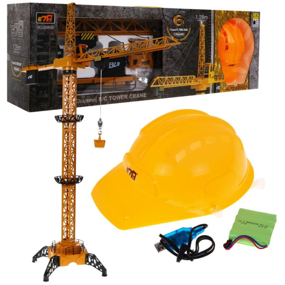 Macara cu telecomandă și accesorii - R/C Tower Crane 