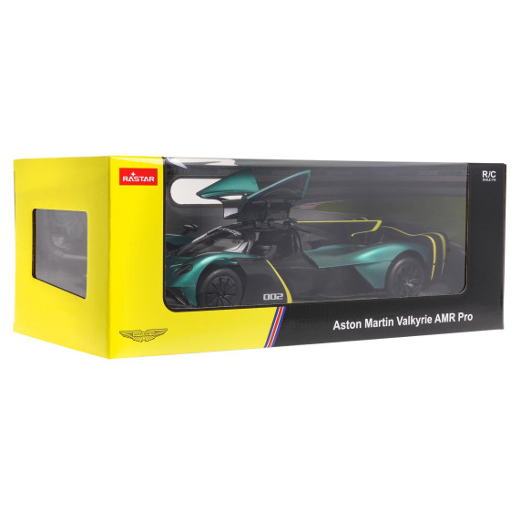 Mașină sport - Aston Martin Valkyrie AMR Pro RASTAR - verde închis
