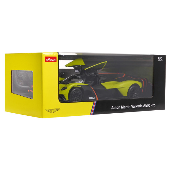 RC Športové autíčko Aston Martin Valkyrie AMR Pro RASTAR 1:14 - svetlozelené