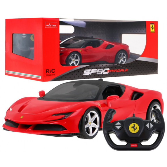 RC Távirányítós autó Ferrari SF90 Stradale RASTAR 1:14 Inlea4Fun