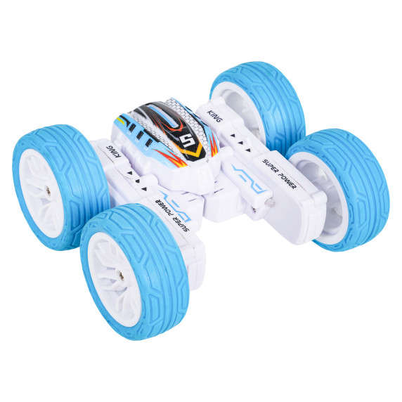 RC Távirányítós kaszkadőr kisautó 1:32 MINI STUNT CAR  - Kék