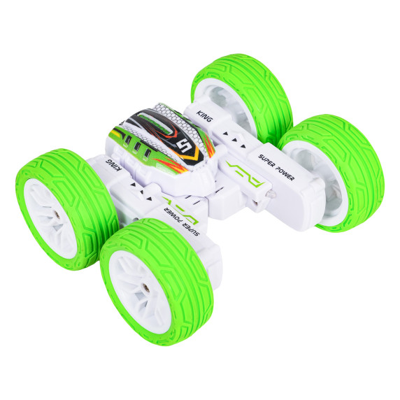RC Távirányítós kaszkadőr kisautó 1:32 MINI STUNT CAR  - Zöld