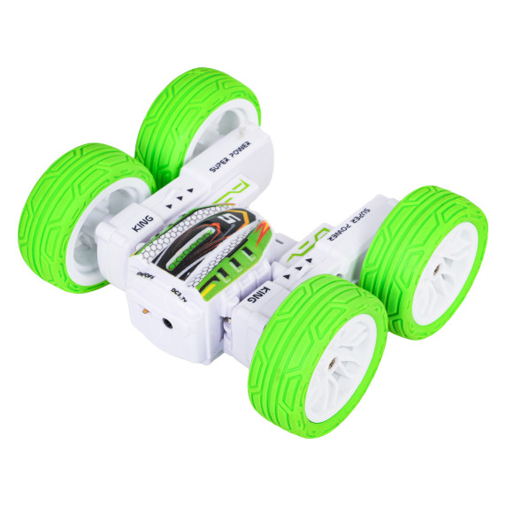 RC Távirányítós kaszkadőr kisautó 1:32 MINI STUNT CAR  - Zöld