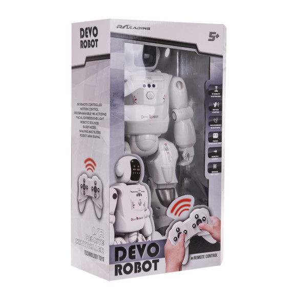 RC Távirányítós robot 40,5 cm Inlea4Fun DEVO ROBOT