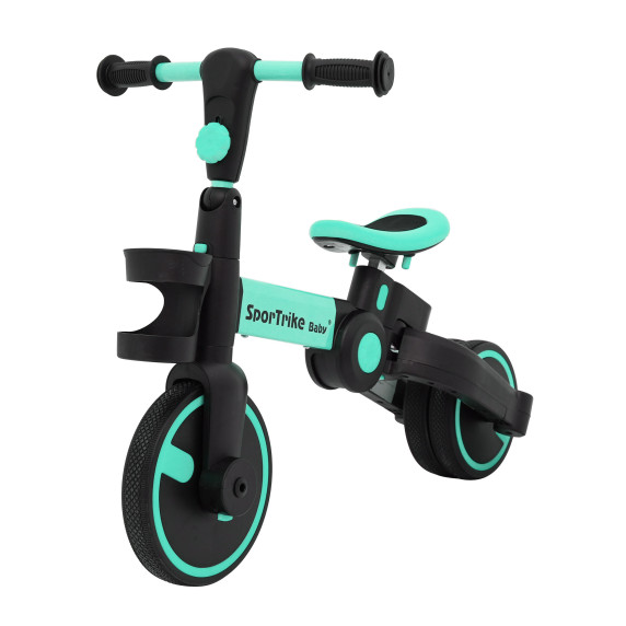 Gyermek tricikli Happy Bike 3in1 - kék