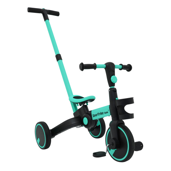 Gyermek tricikli Happy Bike 3in1 - kék