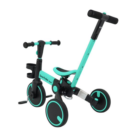 Gyermek tricikli Happy Bike 3in1 - kék