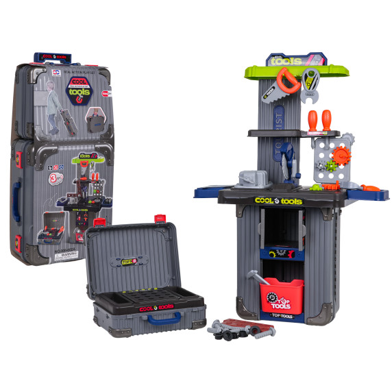Valizele magice ale micului constructor – COOL TOOLS – Atelier portabil în 2 valize