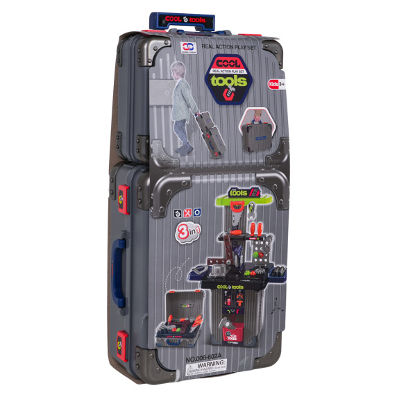 Valizele magice ale micului constructor – COOL TOOLS – Atelier portabil în 2 valize