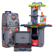 Valizele magice ale micului constructor – COOL TOOLS – Atelier portabil în 2 valize - 