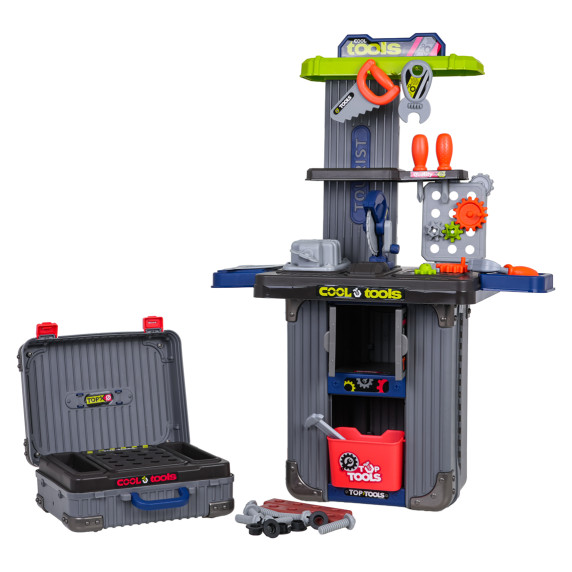 Valizele magice ale micului constructor – COOL TOOLS – Atelier portabil în 2 valize
