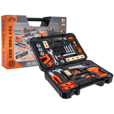 Set de scule pentru copii - 34 de piese + cutie - TOY TOOL BOX - 