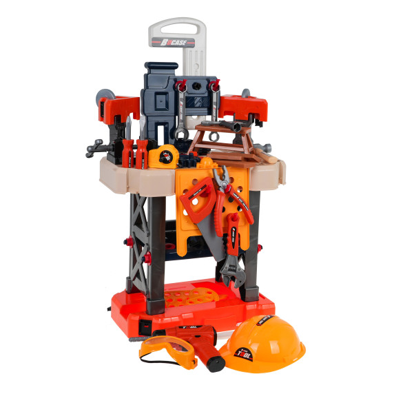 Szerszámos asztal 3 az 1-ben kiegészítőkkel Inlea4Fun POWER KID'S TOOL