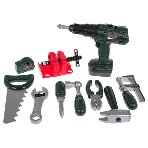 Detská dielňa 2v1 s doplnkami 98 prvkov Inlea4Fun ENGINEER TOOLBOX