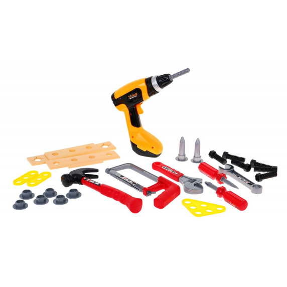 Játék szerszám készlet 26 darabos Inlea4Fun DELUXE TOOL