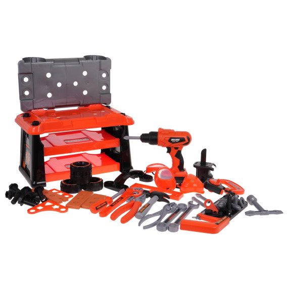 Játék barkácskészlet bőröndben Inlea4Fun MY FIRST TOOLBOX