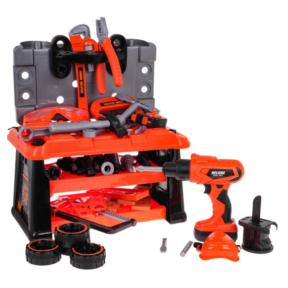 Játék barkácskészlet bőröndben Inlea4Fun MY FIRST TOOLBOX