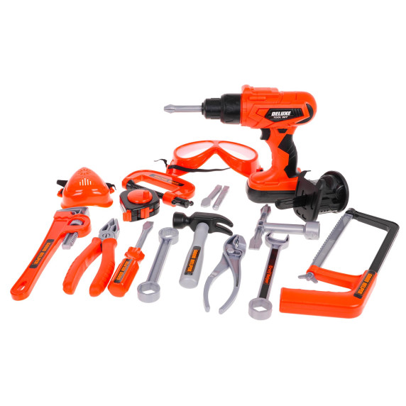 Játék barkácskészlet bőröndben Inlea4Fun MY FIRST TOOLBOX