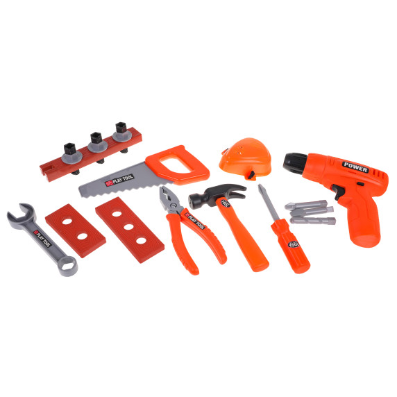 Barkácskészlet gyerekeknek tartozékokkal 20 darabos Inlea4Fun TOOL SET