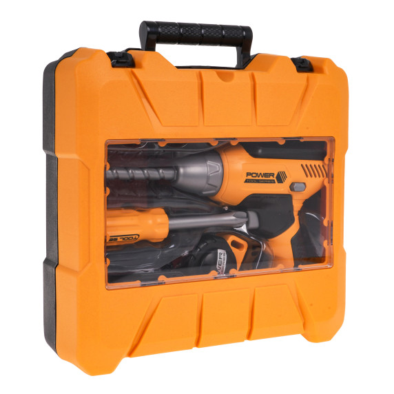 Detské náradie v kufríku s interaktívnym skrutkovačom Inlea4Fun POWER TOOLS