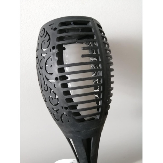 Földbe szúrható napelemes LED-es fáklya lángeffektussal 78 cm KYNAST 613-400907