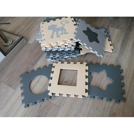 II. osztályú termék - Habszivacs játszószőnyeg puzzle Aga4Kids DS3003 - hiányos
